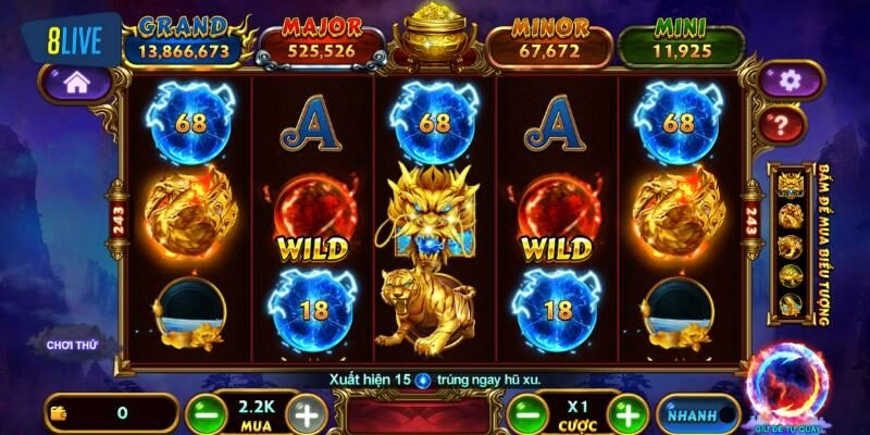 Tựa game Tứ Linh với giao diện siêu đẹp