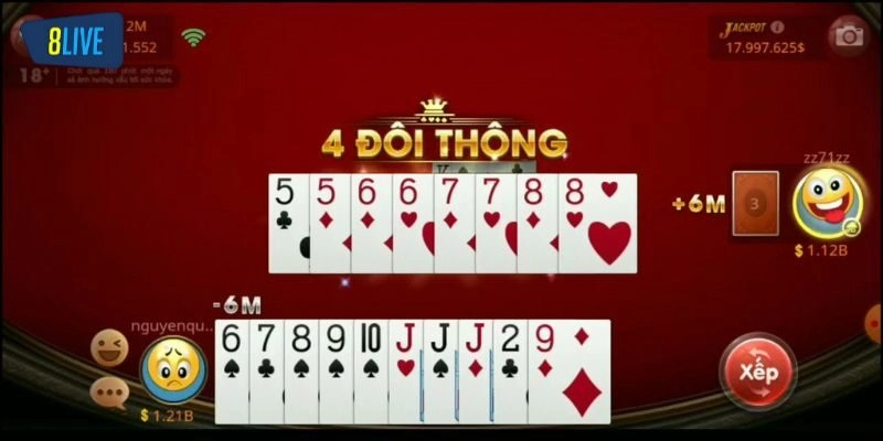 Giải Mã: 4 Đôi Thông Tiến Lên Chặn Được Các Tay Bài Nào?